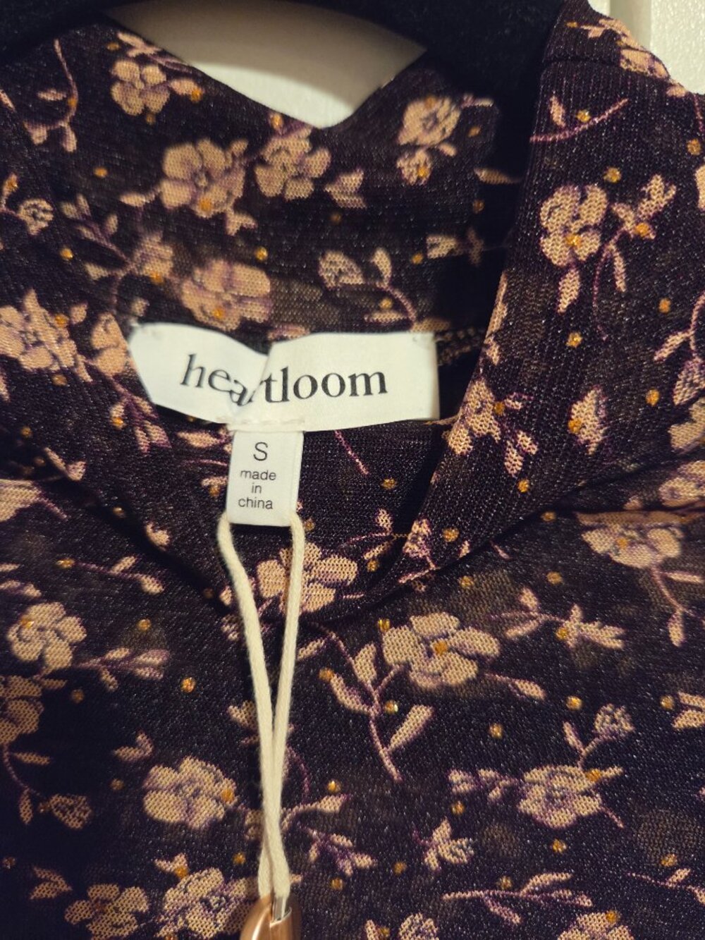 NWT Heartloom semi sheer top - Picture 3 of 6